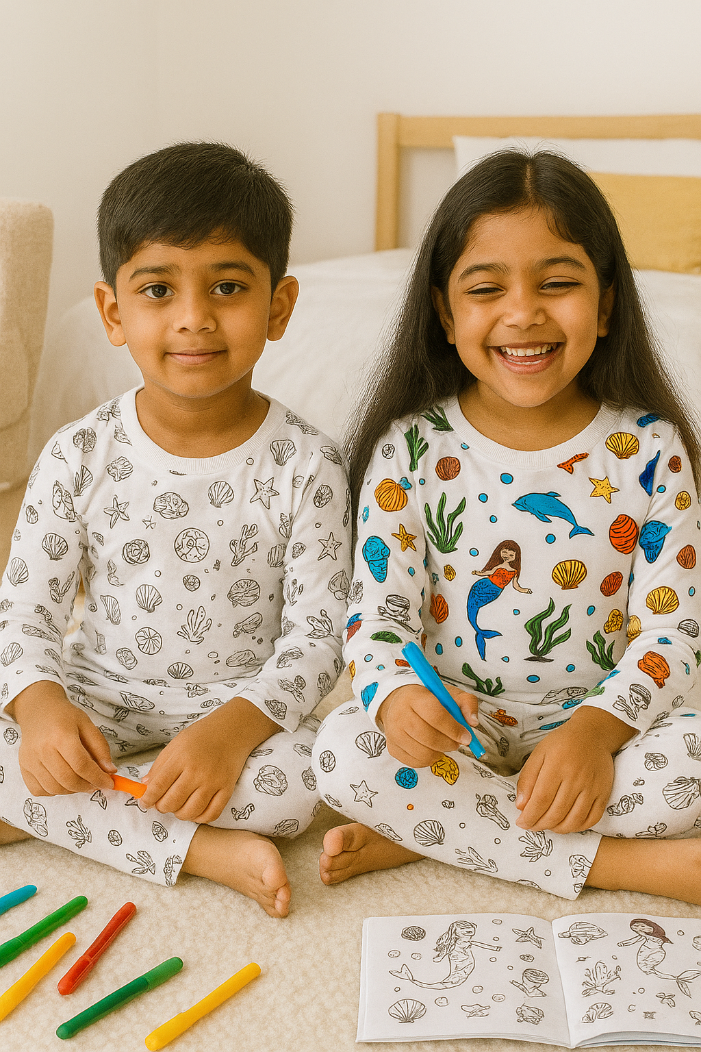 Magical Coloring Dress + Washable Coloring Pens