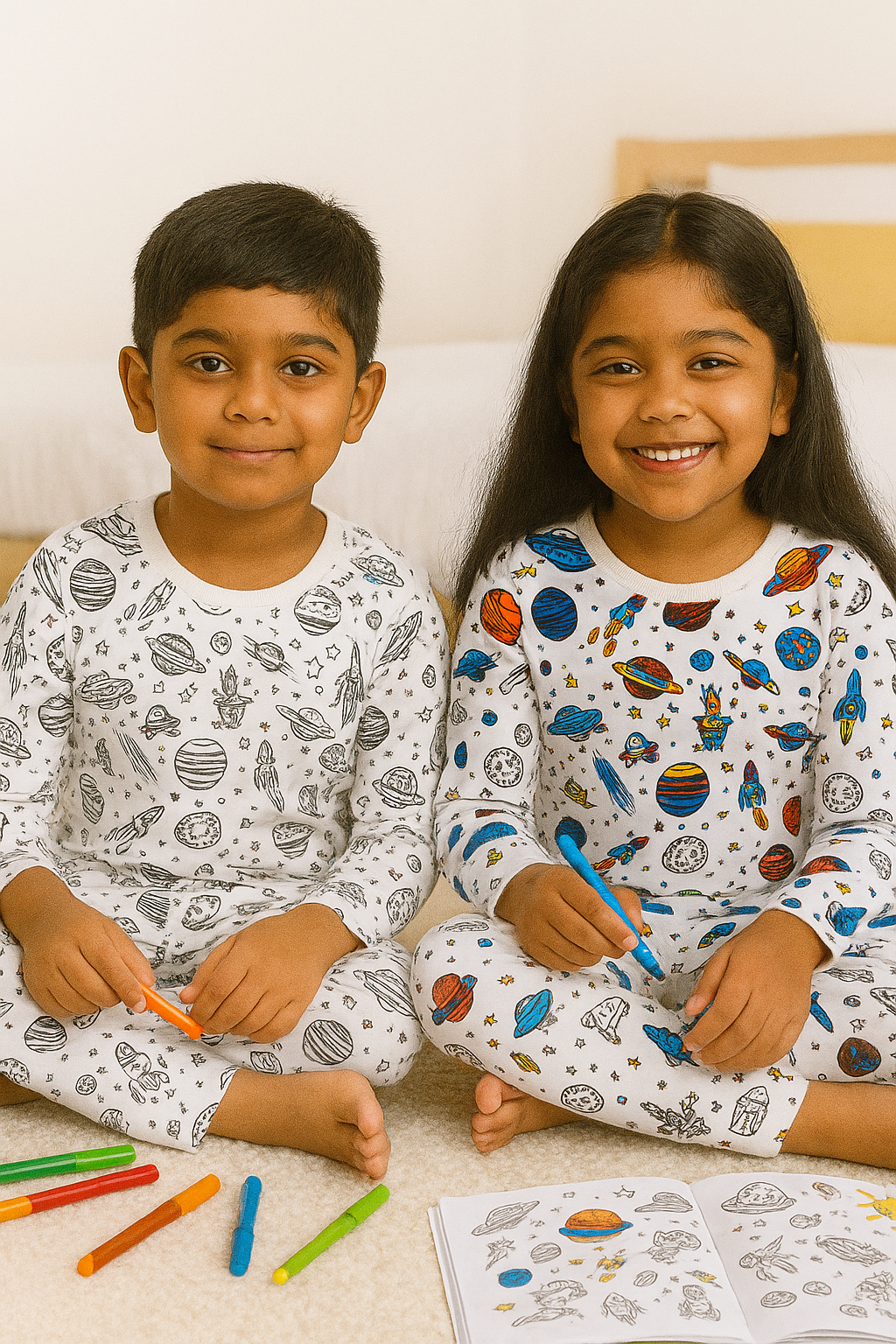 Magical Coloring Dress + Washable Coloring Pens