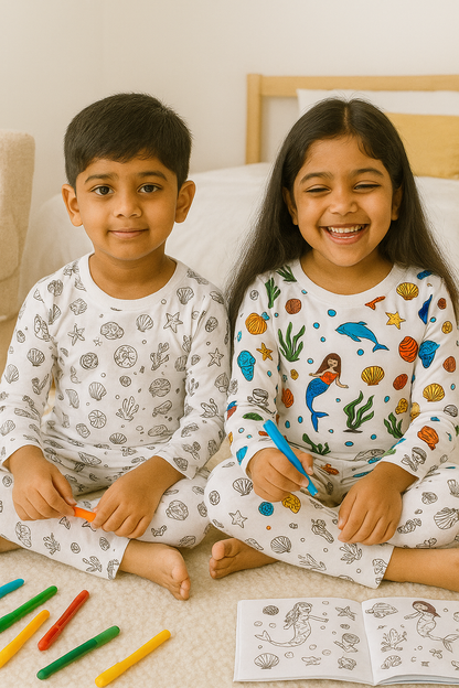Magical Coloring Dress + Washable Coloring Pens