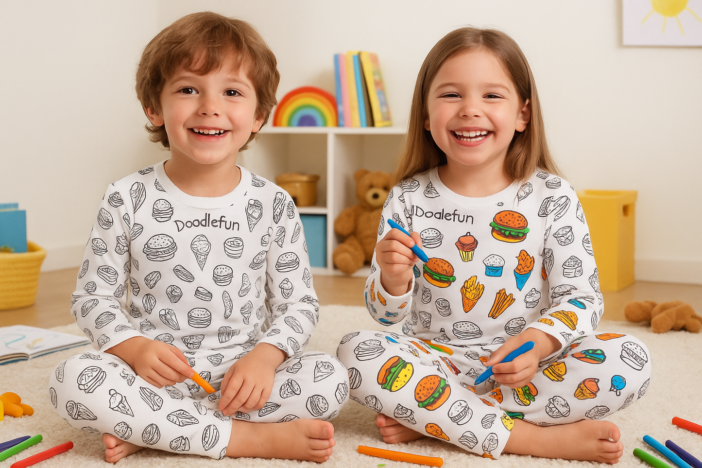 Magical Coloring Dress + Washable Coloring Pens