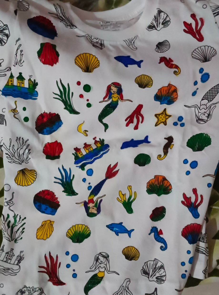 Magical Coloring Dress + Washable Coloring Pens